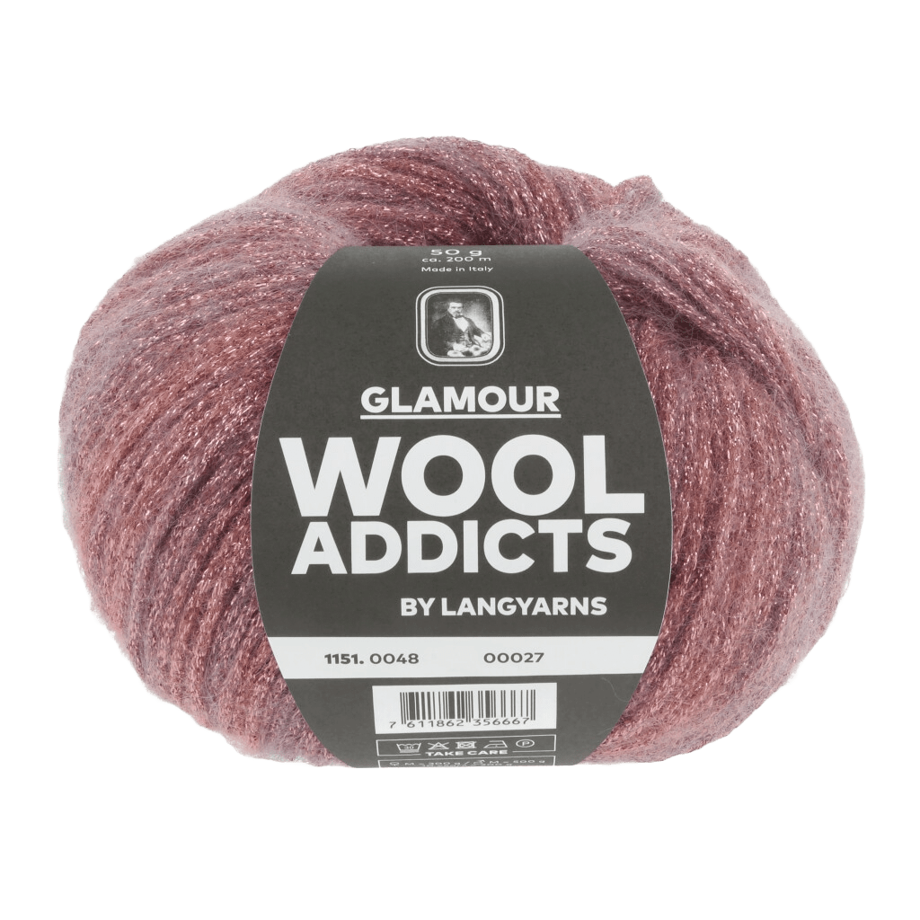 Lang Yarns Luxury Yarns Dusky Pink / Rose LANGYARNS | WOOLADDICTS | Glamour | Worsted / Aran | 1151