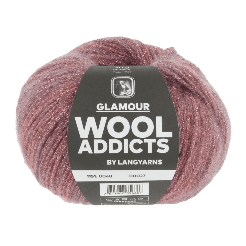 Lang Yarns Luxury Yarns Dusky Pink / Rose LANGYARNS | WOOLADDICTS | Glamour | Worsted / Aran | 1151