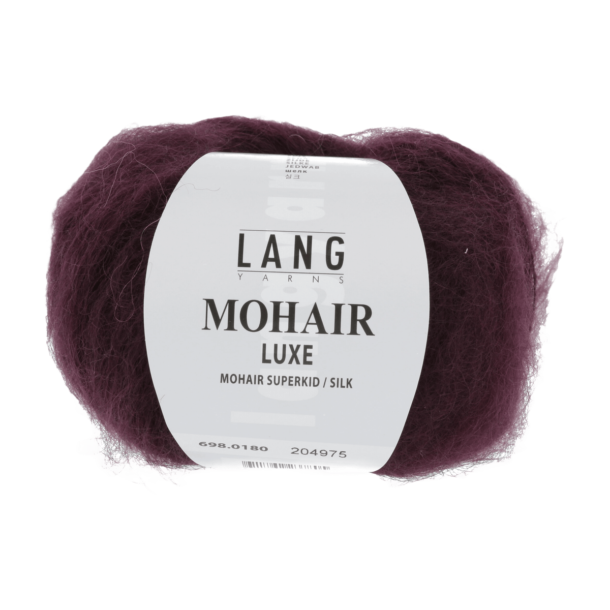 Lang Yarns Luxury Yarns Eggplant LANGYARNS | Mohair Luxe | DK | 698