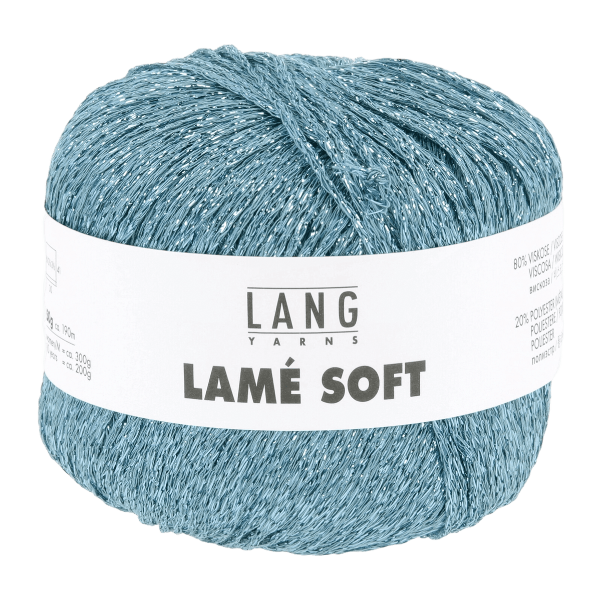 Lang Yarns Luxury Yarns Emerald LANGYARNS | Lamé Soft | Sock / Baby | 56