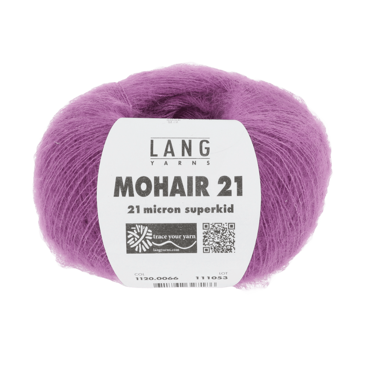 Lang Yarns Luxury Yarns Fuchsia LANGYARNS | Mohair 21 | Sock / Baby | 1120