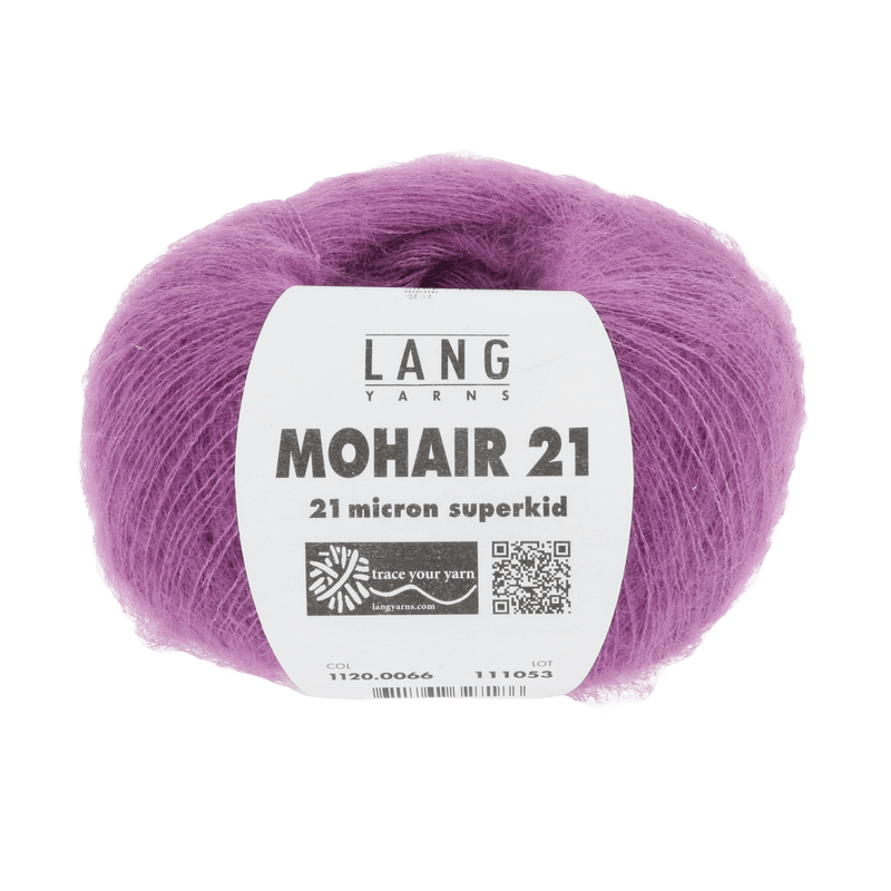Lang Yarns Luxury Yarns Fuchsia LANGYARNS | Mohair 21 | Sock / Baby | 1120