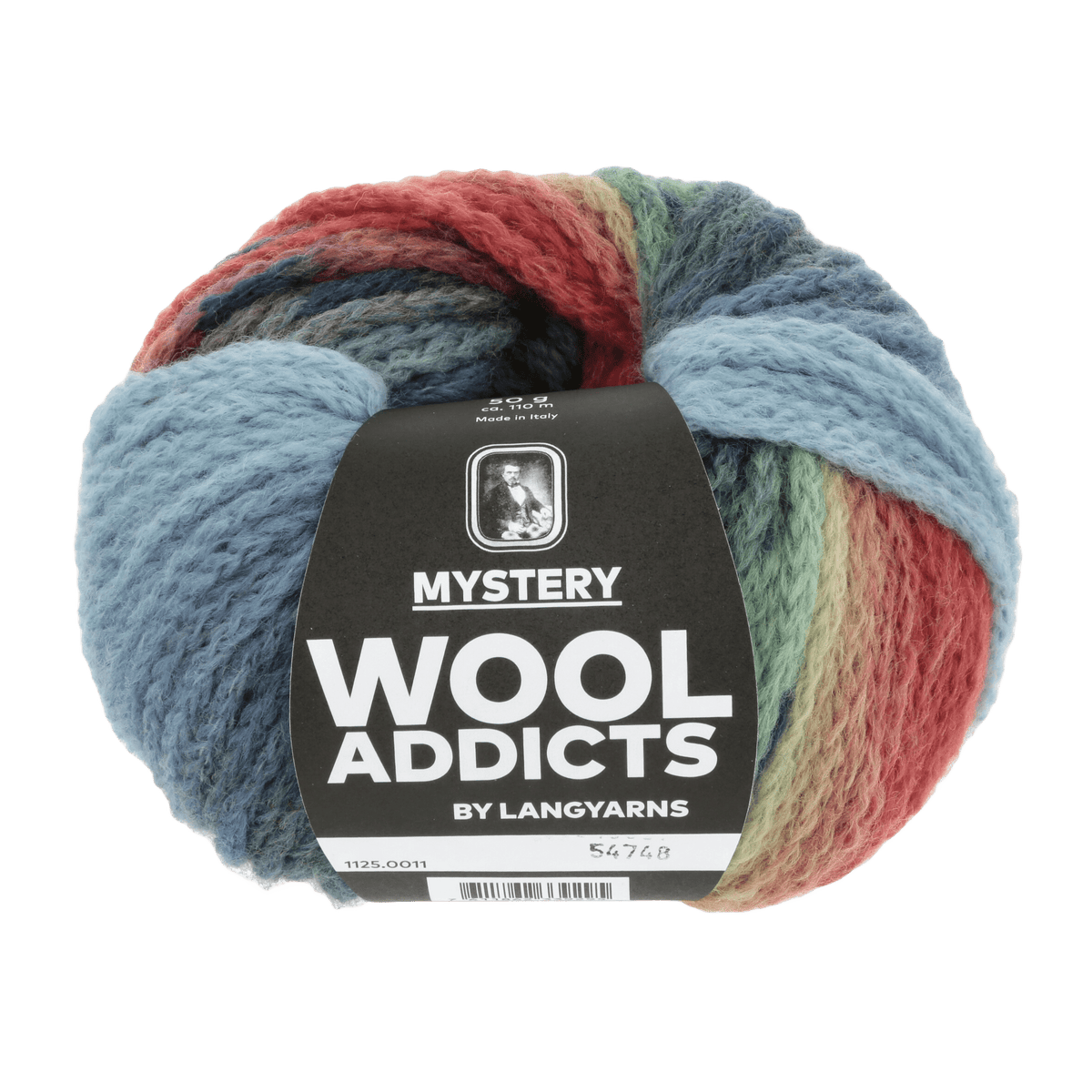 Lang Yarns Luxury Yarns Green / Orange / Jeans LANGYARNS | WOOL ADDICTS | Mystery | Chunky | 1125