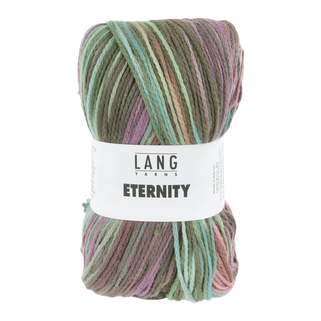 Lang Yarns Luxury Yarns Green / Periwinkle / Pink / Hazel LANG YARNS | Eternity | Aran / Worsted | 1174
