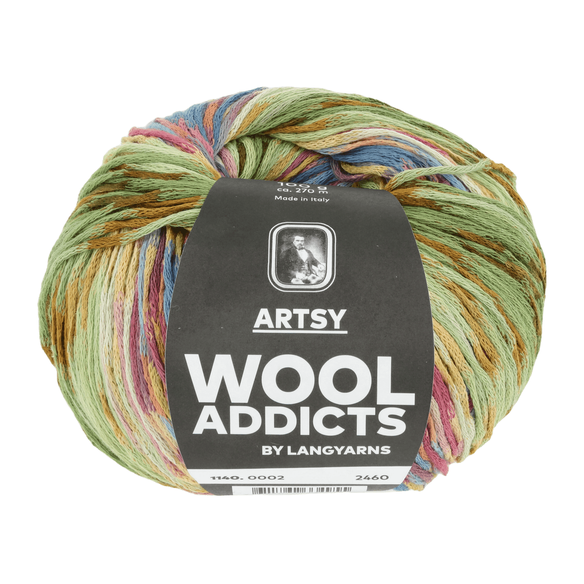 Lang Yarns Luxury Yarns Green / Rose LANGYARNS | WOOL ADDICTS | Artsy | Worsted | 1140