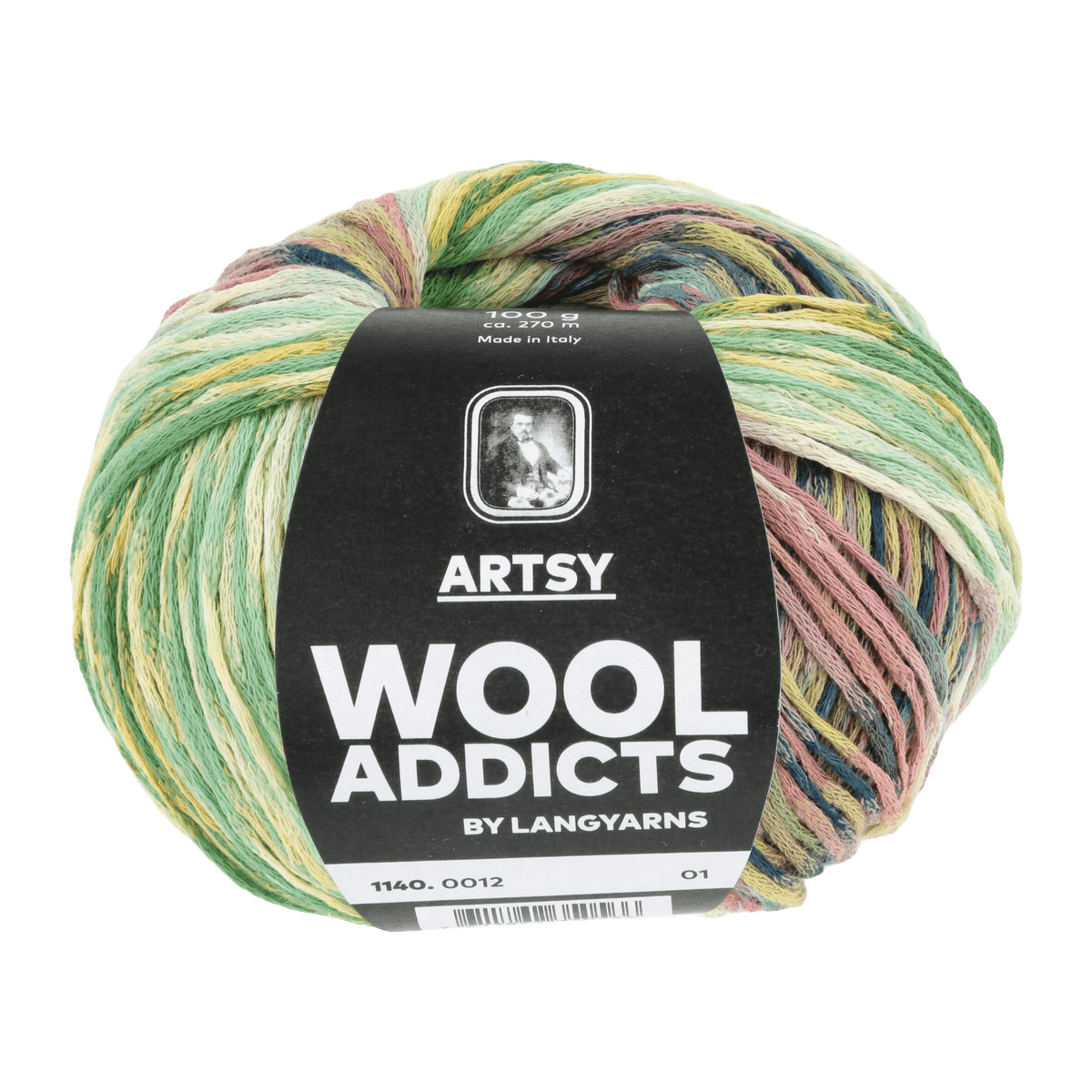 Lang Yarns Luxury Yarns Green / Yellow / Pink / Petrol LANGYARNS | WOOL ADDICTS | Artsy | Worsted | 1140