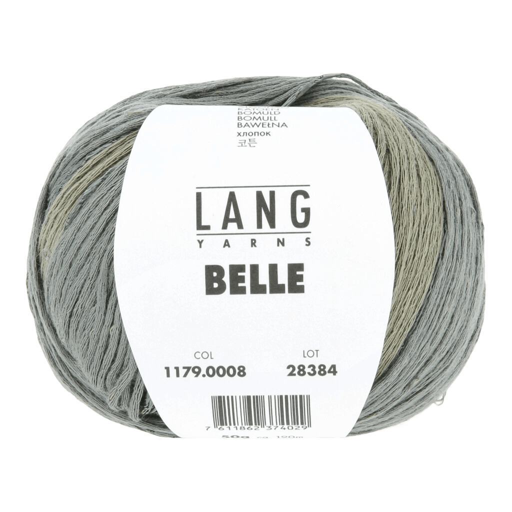 Lang Yarns Luxury Yarns Grey - Green LANG YARNS | Belle | Sport | 1179