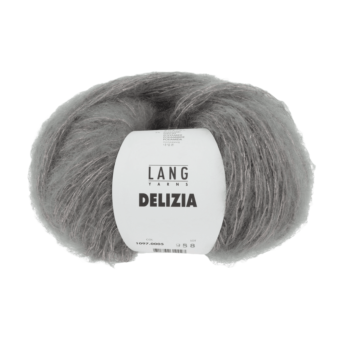 Lang Yarns Luxury Yarns Grey LANGYARNS | Delizia | Super Chunky | 1097