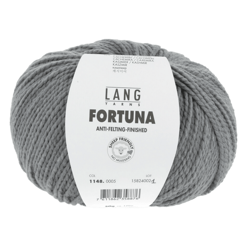 Lang Yarns Luxury Yarns Grey LANGYARNS | Fortuna | Worsted / Aran | 1148