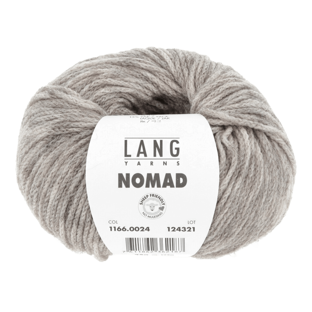 Lang Yarns Luxury Yarns Grey LANGYARNS | Nomad | Sport | 1166
