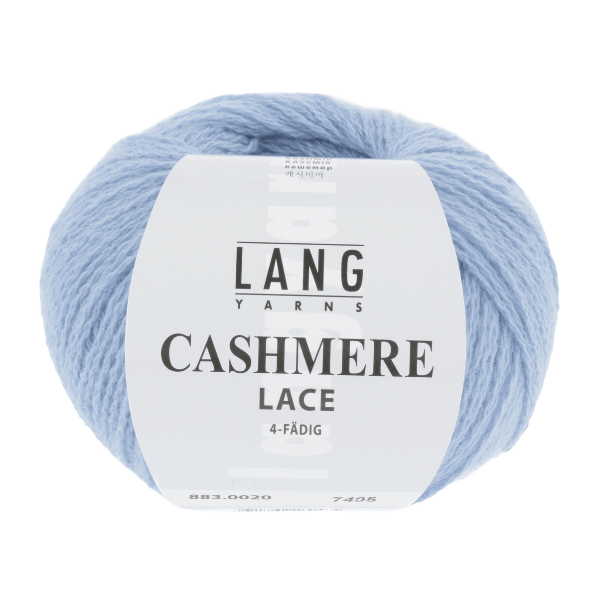 Lang Yarns Luxury Yarns Light Blue LANGYARNS | Cashmere Lace | 4-Ply / Sport | 883