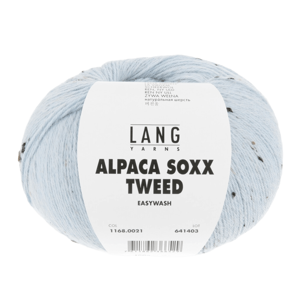Lang Yarns Luxury Yarns Light Blue LANGYARNS | Sock Yarn | ALPACA SOXX TWEED | 1168