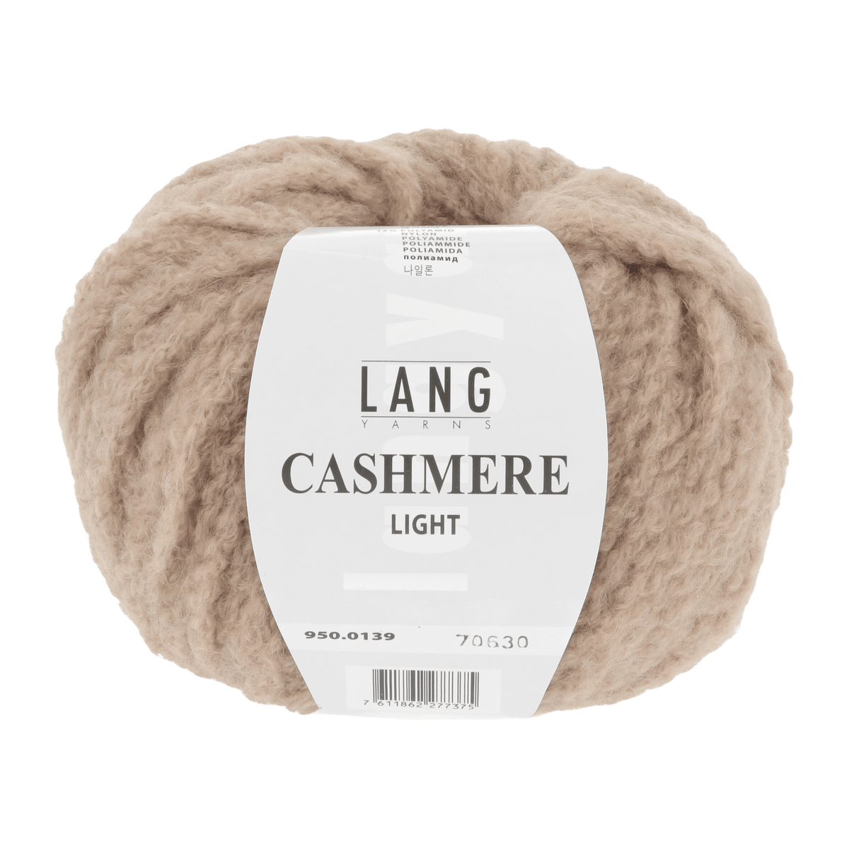 Lang Yarns Luxury Yarns Light Brown LANGYARNS | Cashmere Light | Worsted | 950