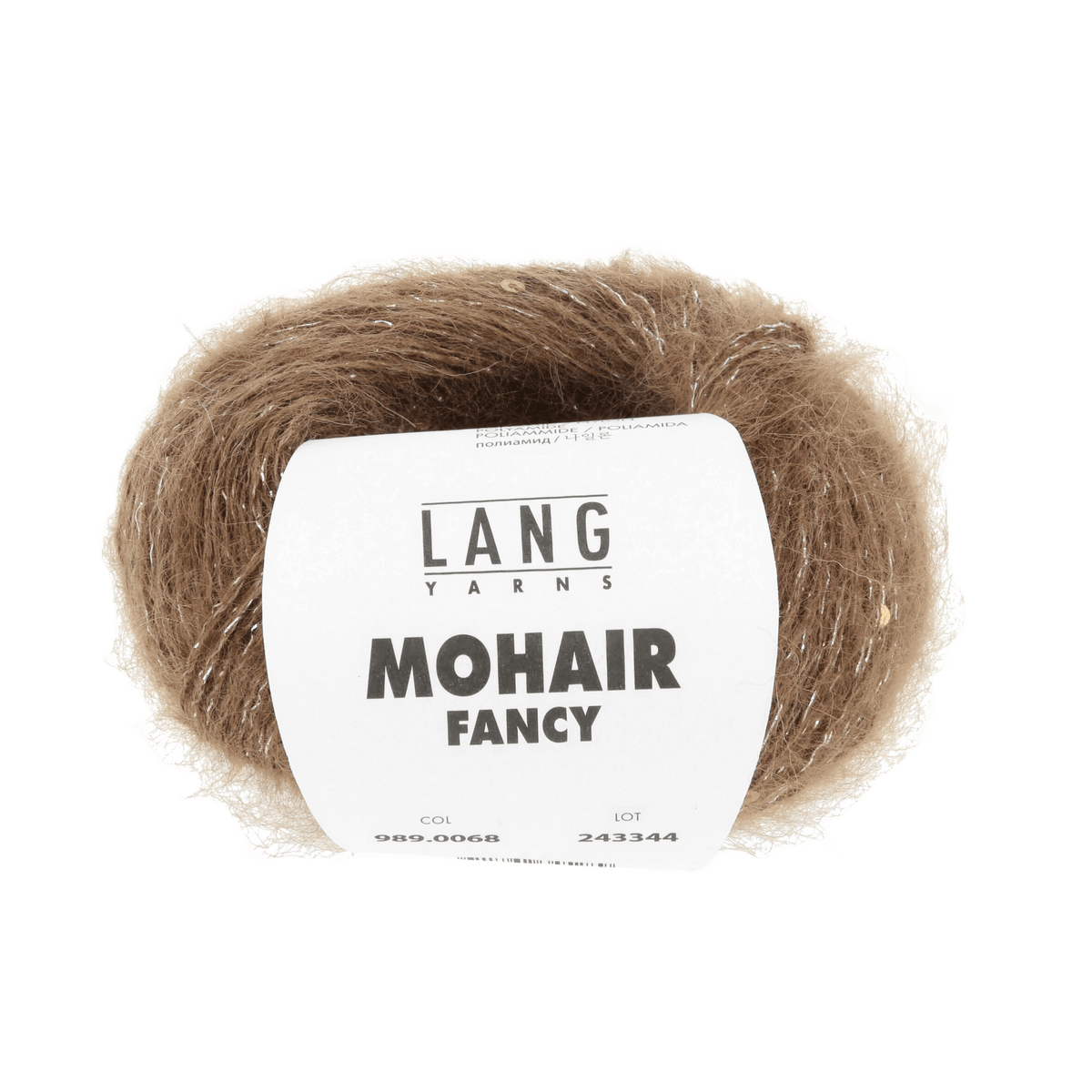 Lang Yarns Luxury Yarns Light Brown LANGYARNS | Mohair Fancy | DK | 989