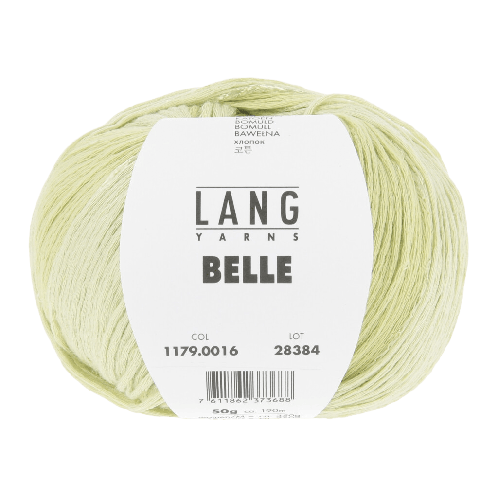 Lang Yarns Luxury Yarns Light Green LANG YARNS | Belle | Sport | 1179
