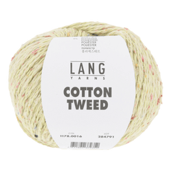 Lang Yarns Luxury Yarns Light Green LANG YARNS | Cotton Tweed | Aran / Worsted | 1178