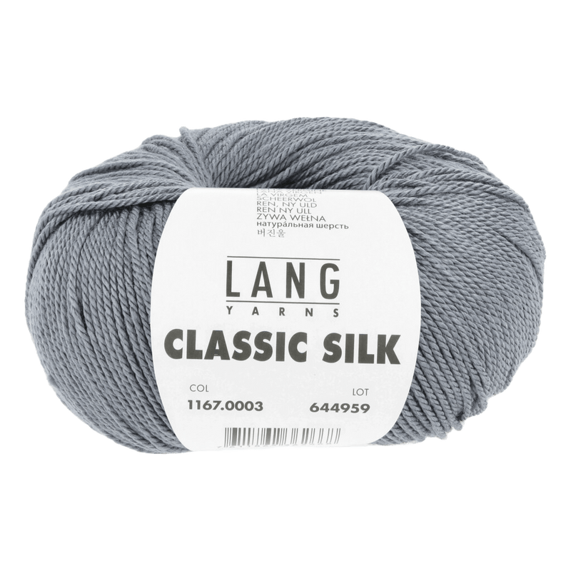 Lang Yarns Luxury Yarns Light Grey LANGYARNS | Classic Silk | Sport | 1167