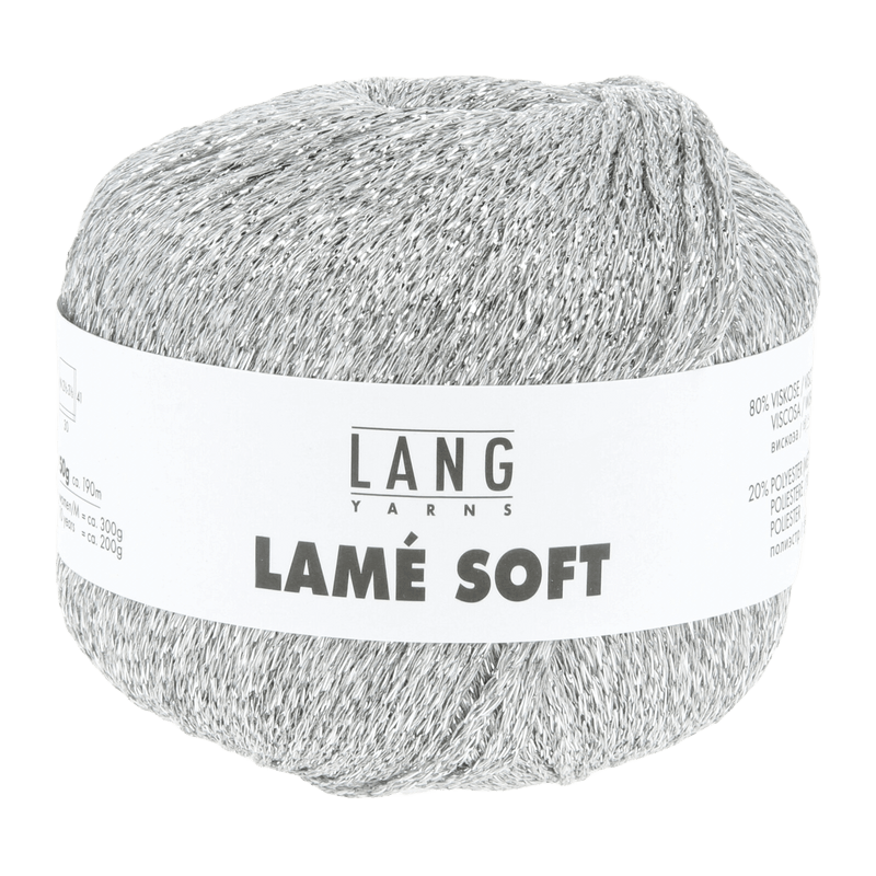 Lang Yarns Luxury Yarns Light Grey LANGYARNS | Lamé Soft | Sock / Baby | 56
