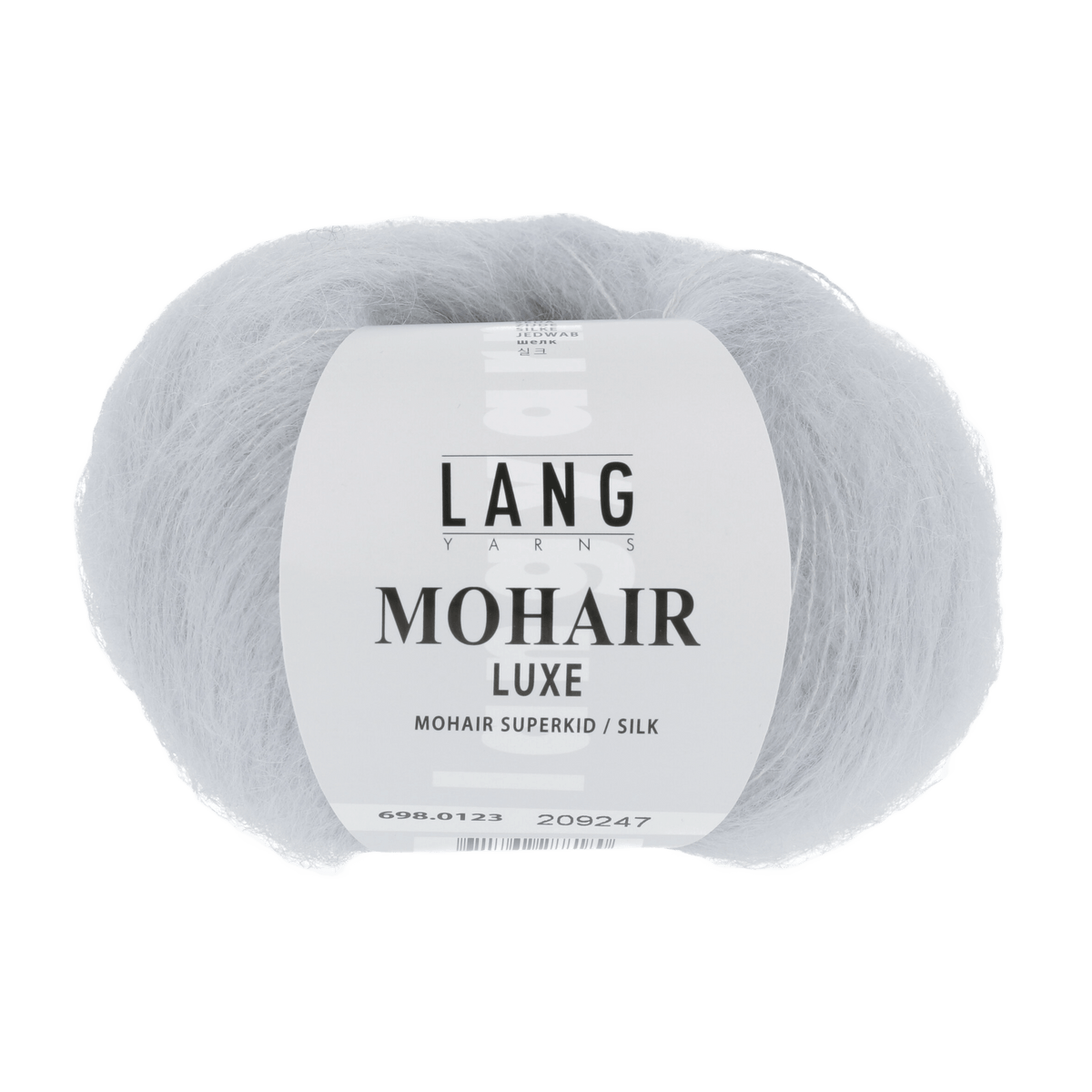 Lang Yarns Luxury Yarns Light Grey LANGYARNS | Mohair Luxe | DK | 698