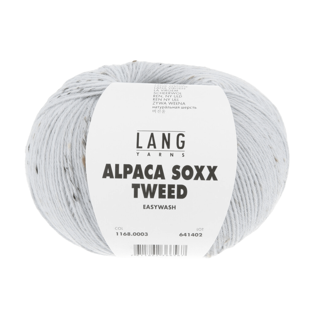 Lang Yarns Luxury Yarns Light Grey LANGYARNS | Sock Yarn | ALPACA SOXX TWEED | 1168