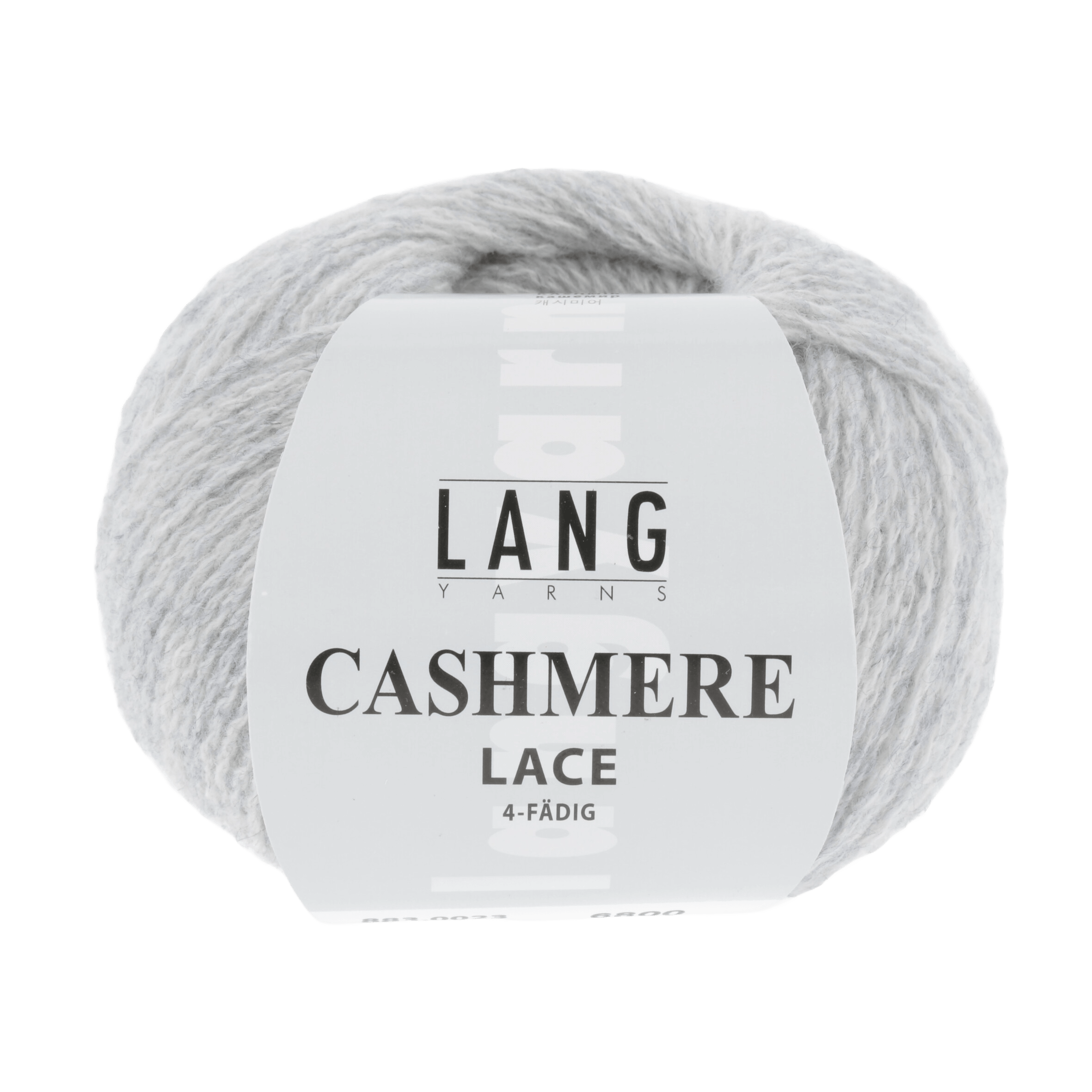 Lang Yarns Luxury Yarns Light Grey Mélange LANGYARNS | Cashmere Lace | 4-Ply / Sport | 883