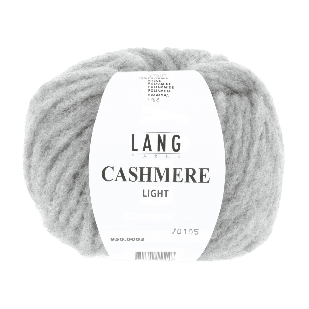 Lang Yarns Luxury Yarns Light Grey Mélange LANGYARNS | Cashmere Light | Worsted | 950