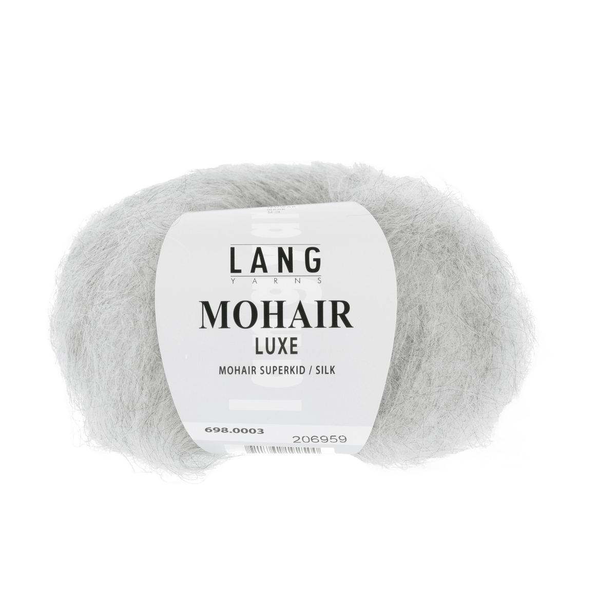 Lang Yarns Luxury Yarns Light Grey Mélange LANGYARNS | Mohair Luxe | DK | 698