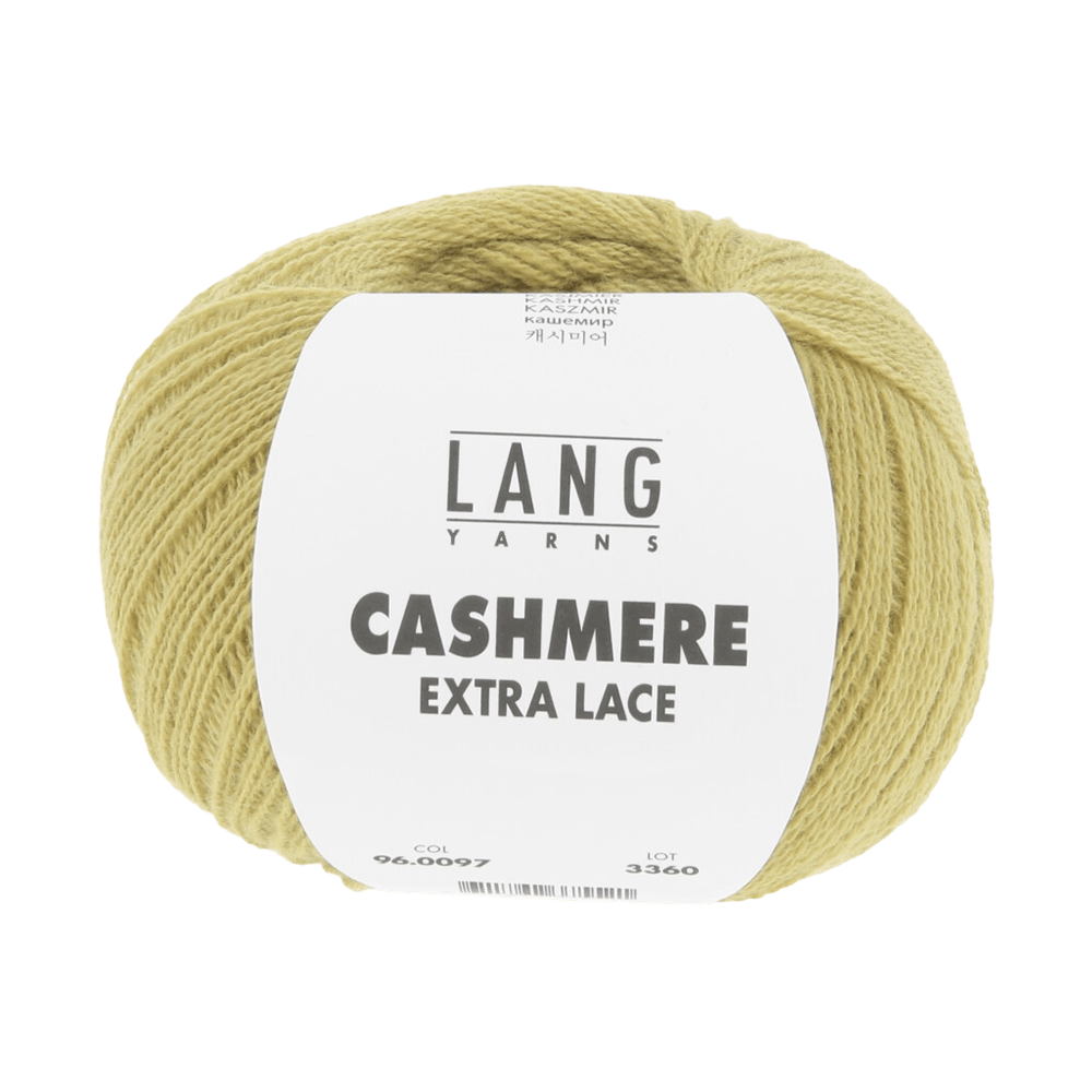 Lang Yarns Luxury Yarns Light Olive LANG YARNS | Cashmere Extra Lace | Sock / Baby | 96