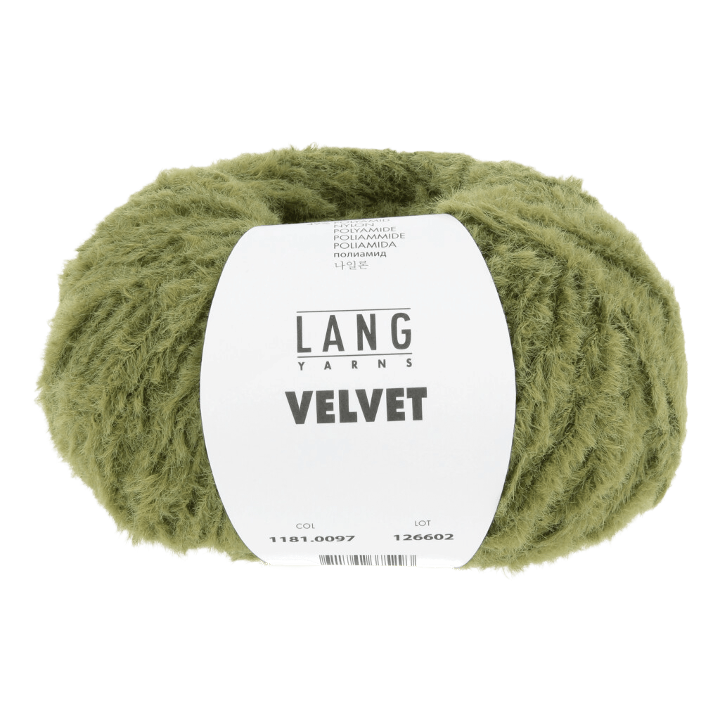 Lang Yarns Luxury Yarns Light Olive LANG YARNS | Velvet | DK | 1181