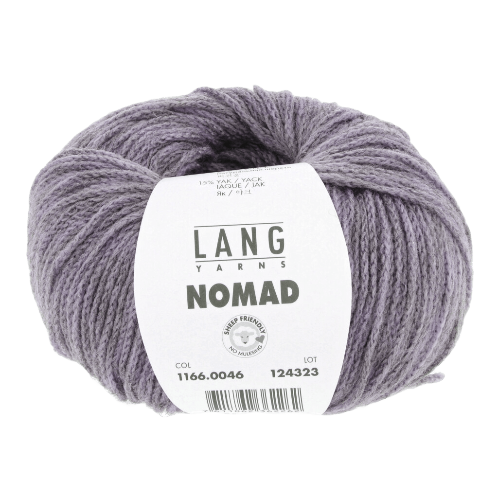 Lang Yarns Luxury Yarns Lilac LANGYARNS | Nomad | Sport | 1166