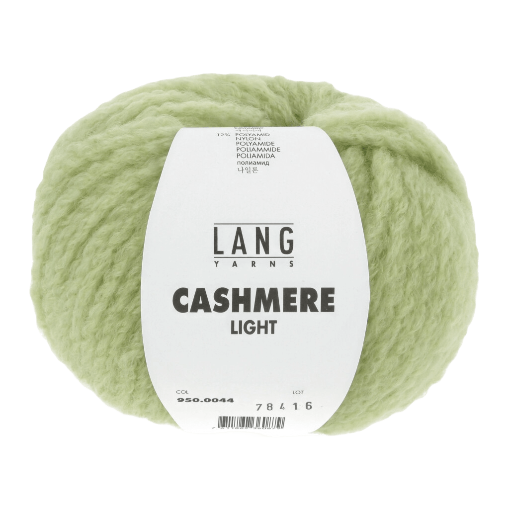 Lang Yarns Luxury Yarns Lime LANGYARNS | Cashmere Light | Worsted / Aran | 950