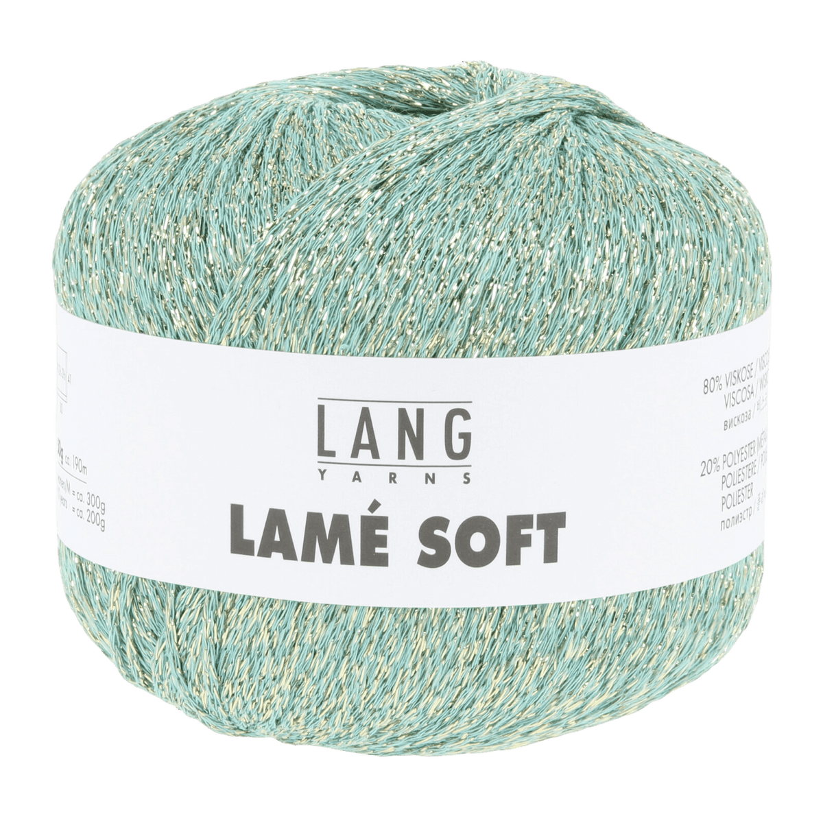 Lang Yarns Luxury Yarns Mint LANGYARNS | Lamé Soft | Sock / Baby | 56