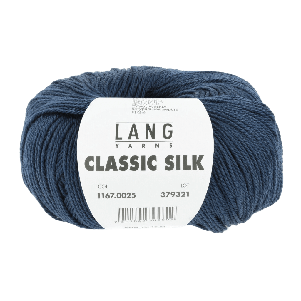 Lang Yarns Luxury Yarns Navy LANGYARNS | Classic Silk | Sport | 1167