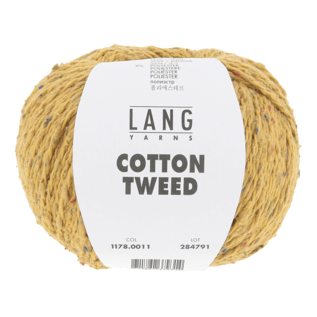 Lang Yarns Luxury Yarns Ochre LANG YARNS | Cotton Tweed | Aran / Worsted | 1178