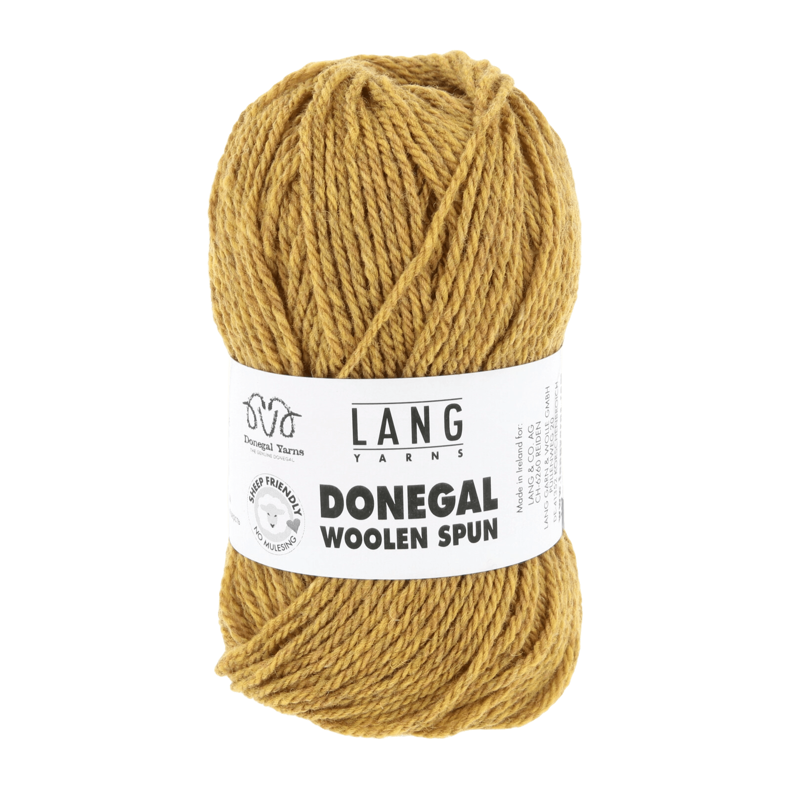 Lang Yarns Luxury Yarns Ocker LANGYARNS | Donegal Woolen Spun | Worsted / Aran | 1172
