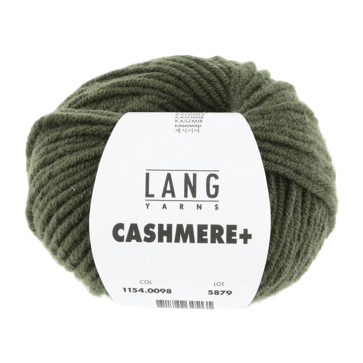 Lang Yarns Luxury Yarns Olive LANGYARNS | Cashmere + | Worsted | 1154