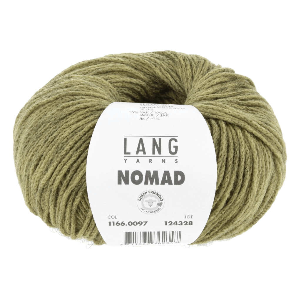 Lang Yarns Luxury Yarns Olive LANGYARNS | Nomad | Sport | 1166