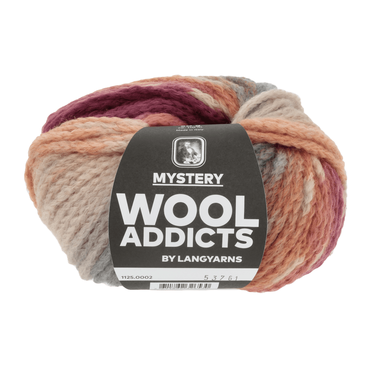 Lang Yarns Luxury Yarns Orange / Grey / Brodeaux LANGYARNS | WOOL ADDICTS | Mystery | Chunky | 1125