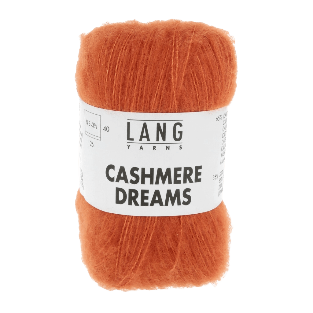 Lang Yarns Luxury Yarns Orange LANGYARNS | Cashmere Dreams | Sport | 1085