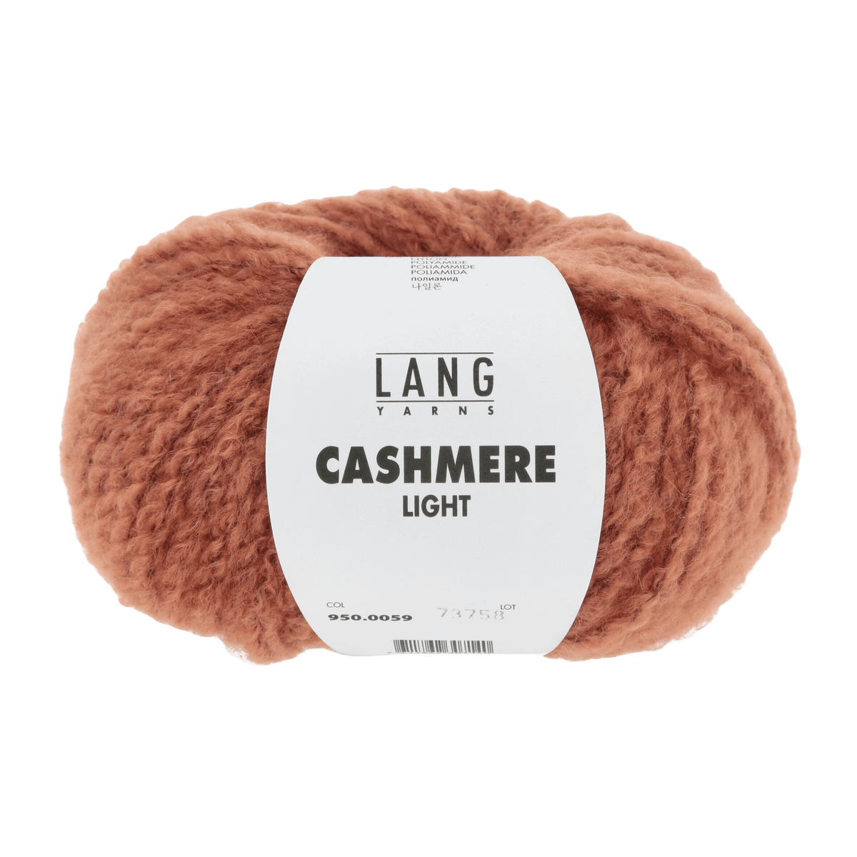 Lang Yarns Luxury Yarns Orange LANGYARNS | Cashmere Light | Worsted | 950