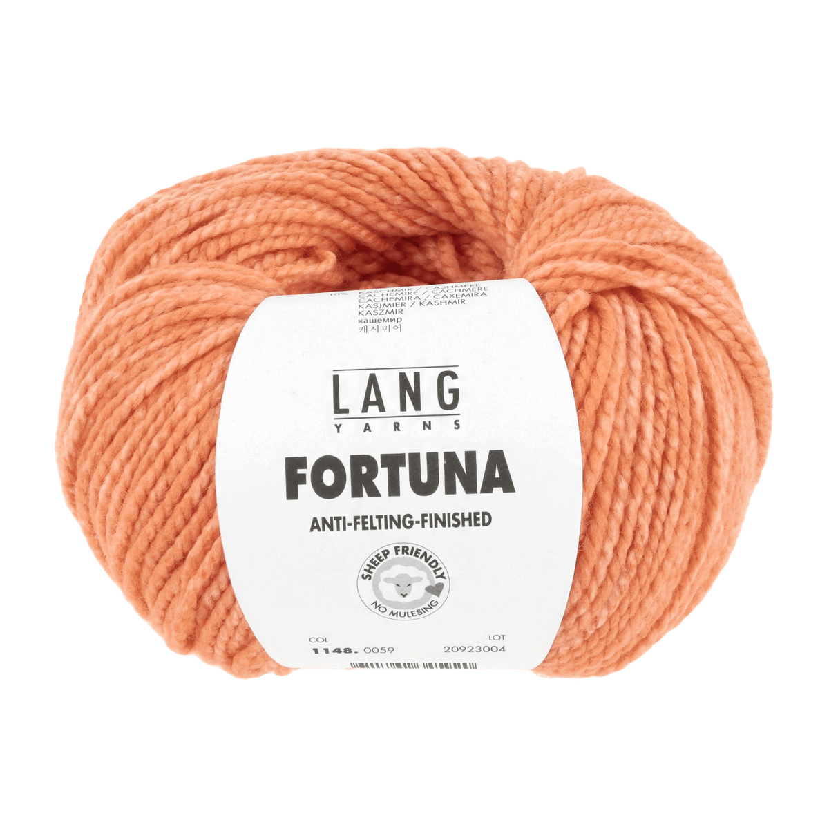Lang Yarns Luxury Yarns Orange LANGYARNS | Fortuna | Worsted | 1148