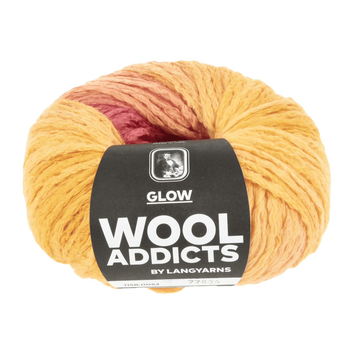 Lang Yarns Luxury Yarns Orange / Red LANGYARNS | WOOL ADDICTS | Glow  | Worsted | 1158