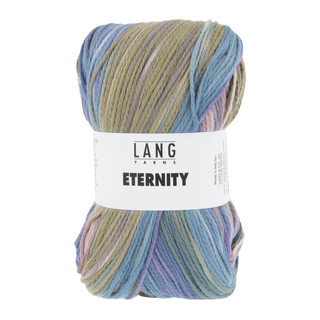 Lang Yarns Luxury Yarns Periwinkle / Blue / Berry / Olive LANG YARNS | Eternity | Aran / Worsted | 1174