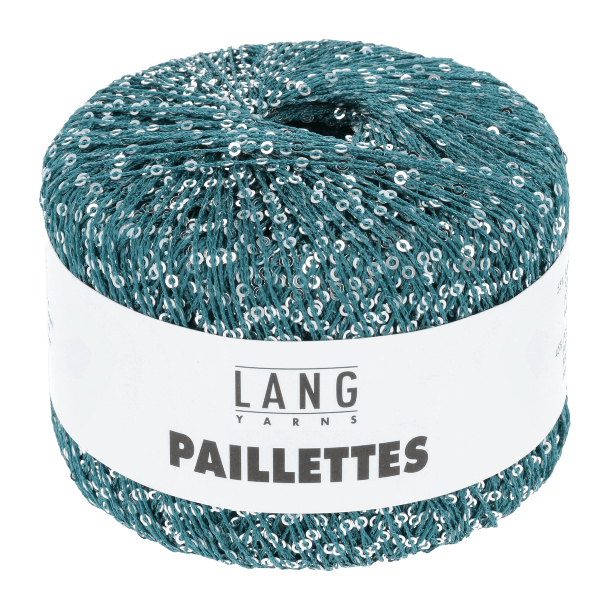 Lang Yarns Luxury Yarns Petrol / Silver LANGYARNS | Paillettes | Sequins | 39