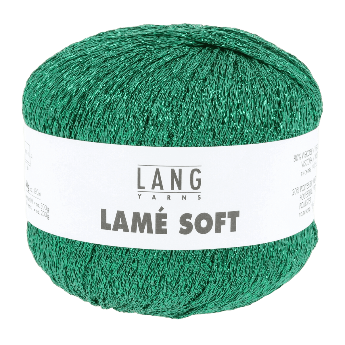 Lang Yarns Luxury Yarns Pine Green LANGYARNS | Lamé Soft | Sock / Baby | 56