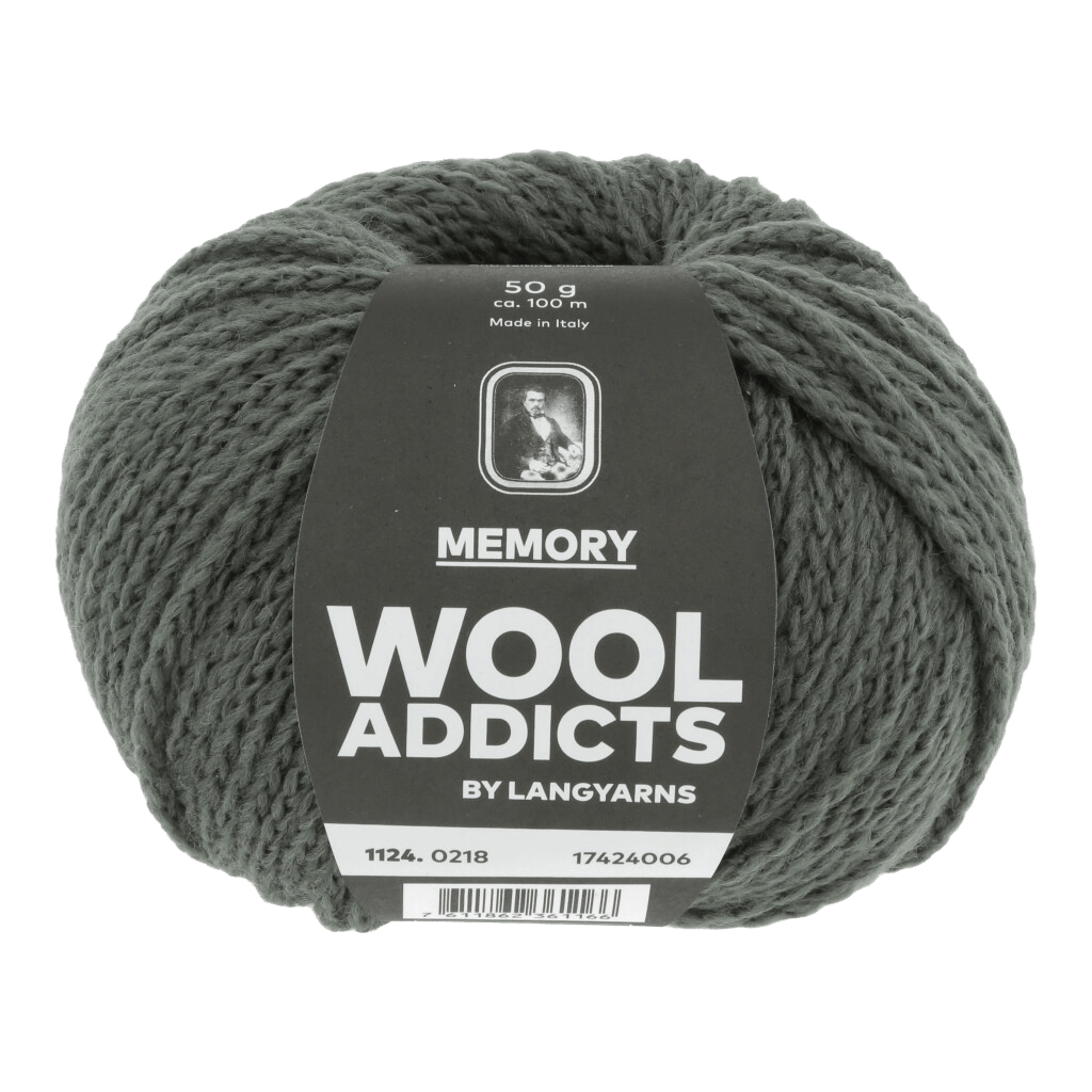 Lang Yarns Luxury Yarns Pine LANGYARNS | WOOLADDICTS | Memory | Worsted / Aran | 1124