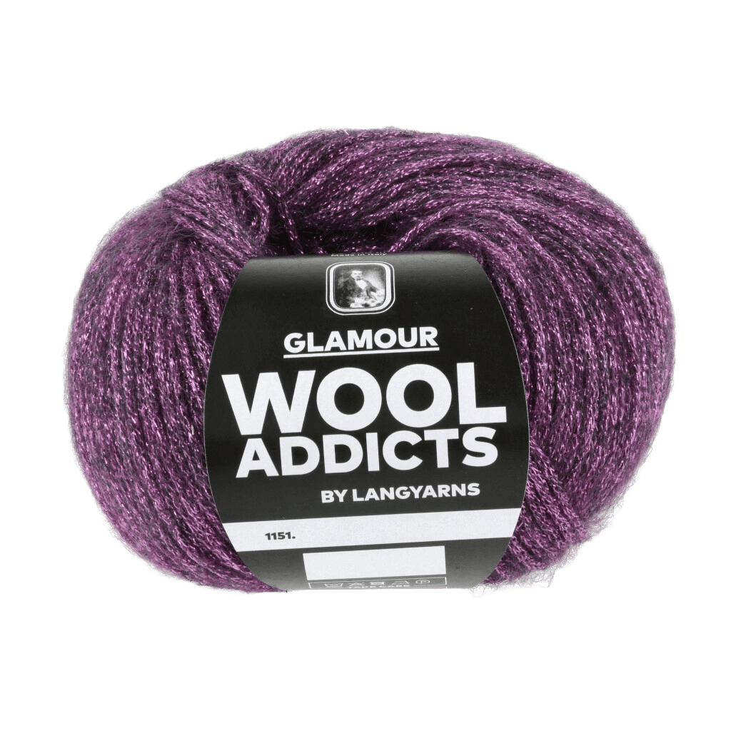 Lang Yarns Luxury Yarns Pink LANGYARNS | WOOLADDICTS | Glamour | Worsted / Aran | 1151