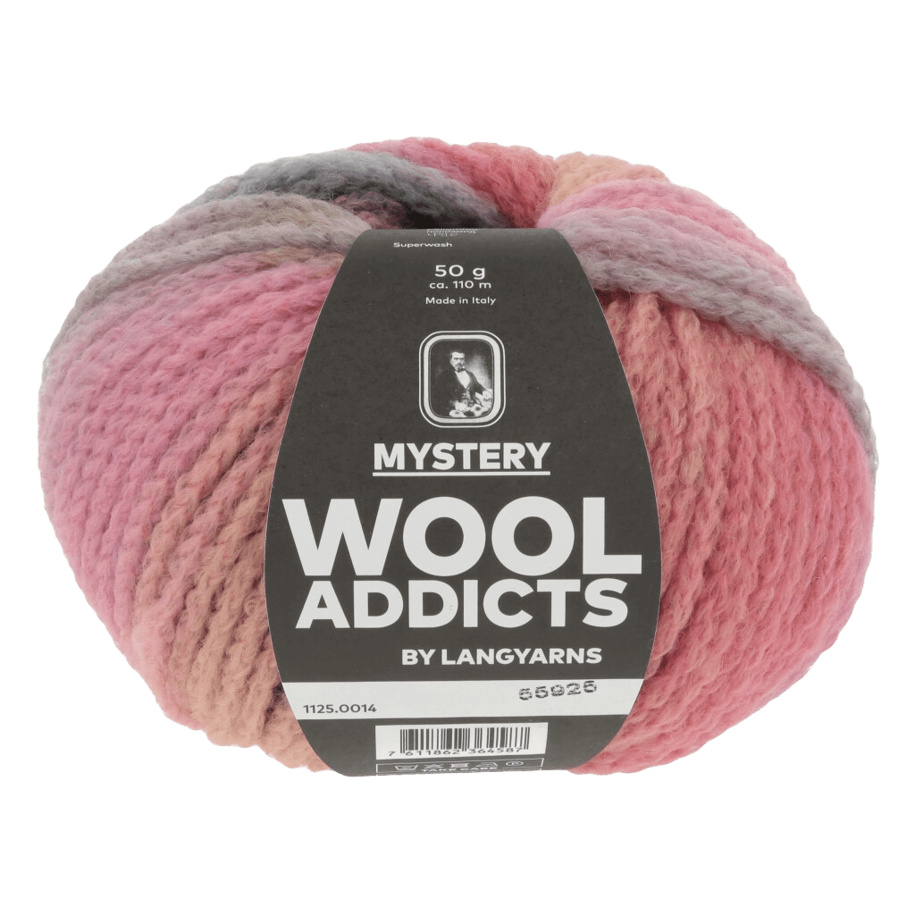 Lang Yarns Luxury Yarns Pink / Lilac / Grey LANGYARNS | WOOLADDICTS | Mystery | Chunky | 1125