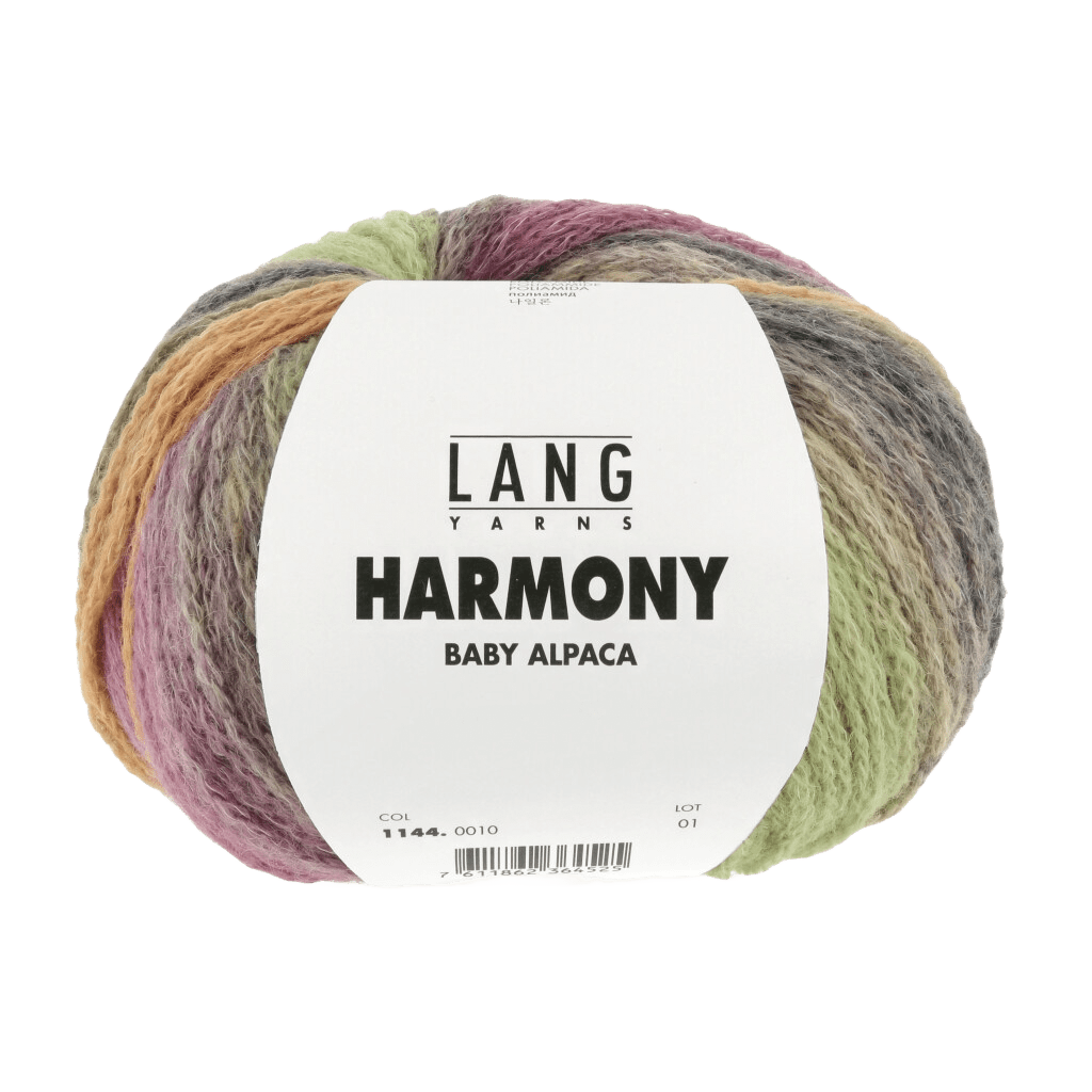 Lang Yarns Luxury Yarns Purple / Green / Orange / Grey LANGYARNS | Harmony | Worsted / Aran | 1144