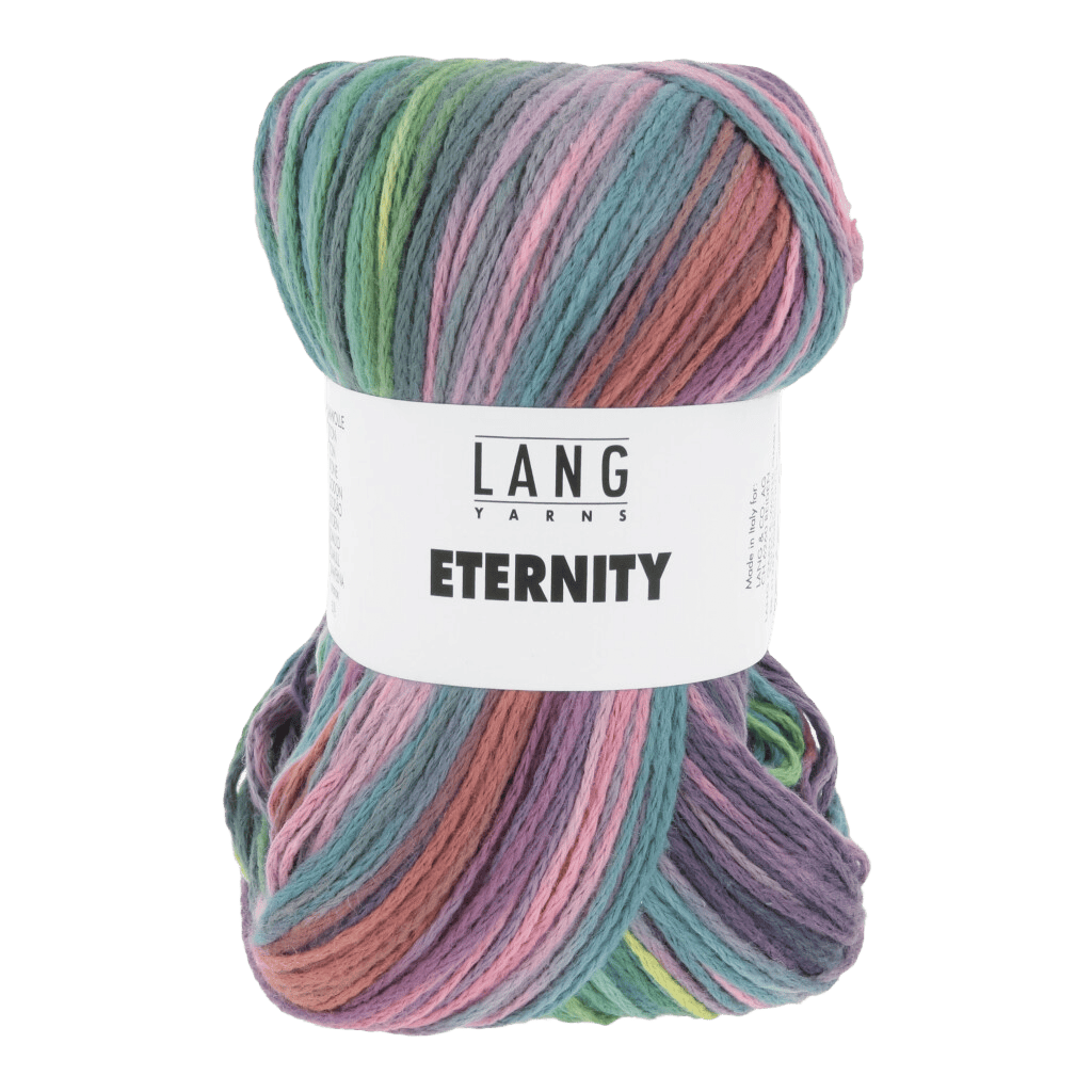 Lang Yarns Luxury Yarns Purple / Pink / Lime / Emerald LANG YARNS | Eternity | Aran / Worsted | 1174